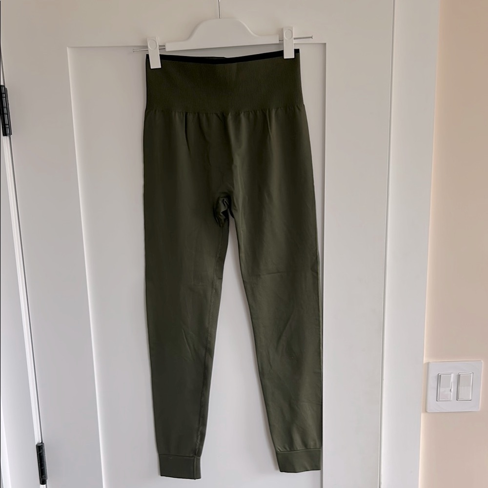 Olive Green Workout Leggings